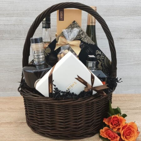 Okazały kosz prezentowy